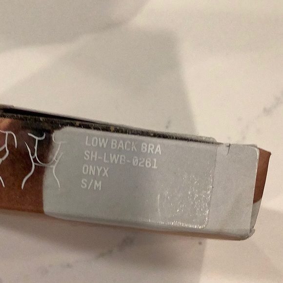 SKIMMS NIP Sculpting Low Back Bralette Onyx - Picture 8 of 9